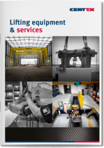 Brochure about lifting equipment and services