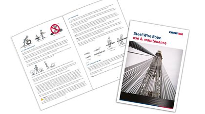 Steel wire rope use and maintenance | © CERTEX Danmark A/S
