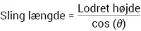 Sling længde formular dk