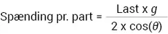 Sling spænding pr. part formular dk