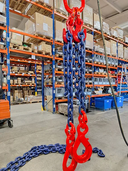 2-leg POWERTEX chainsling with shortening hooks