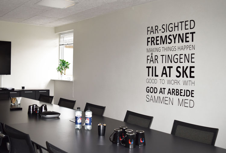 Vi arbejder ud fra vores kerneværdier Vores kerneværdier