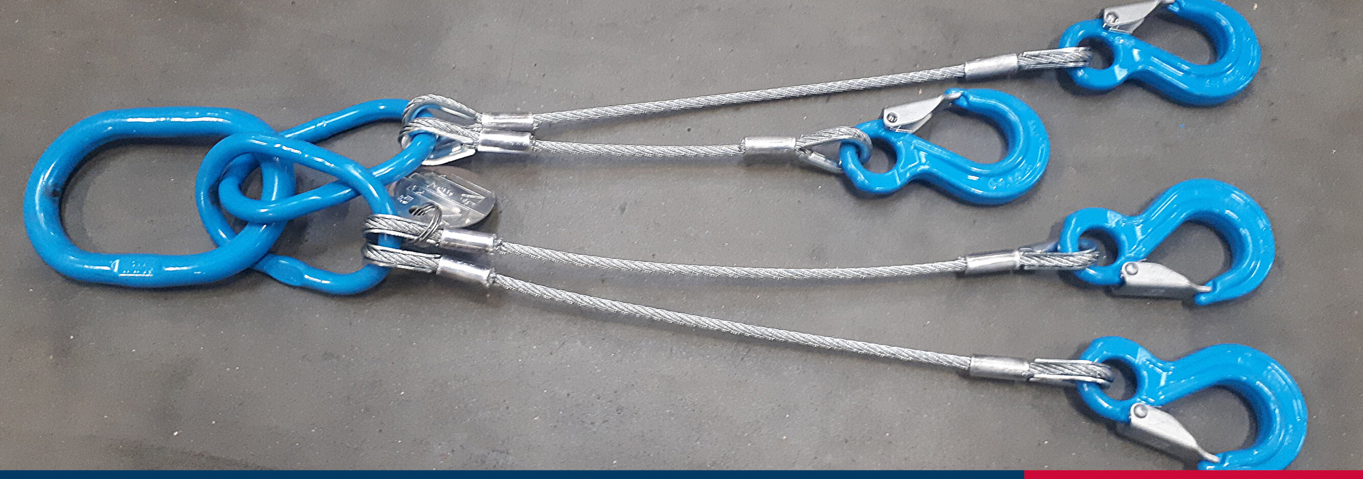 Wire Rope Sling | © CERTEX Danmark A/S 4-part wire rope sling | © CERTEX Danmark A/S