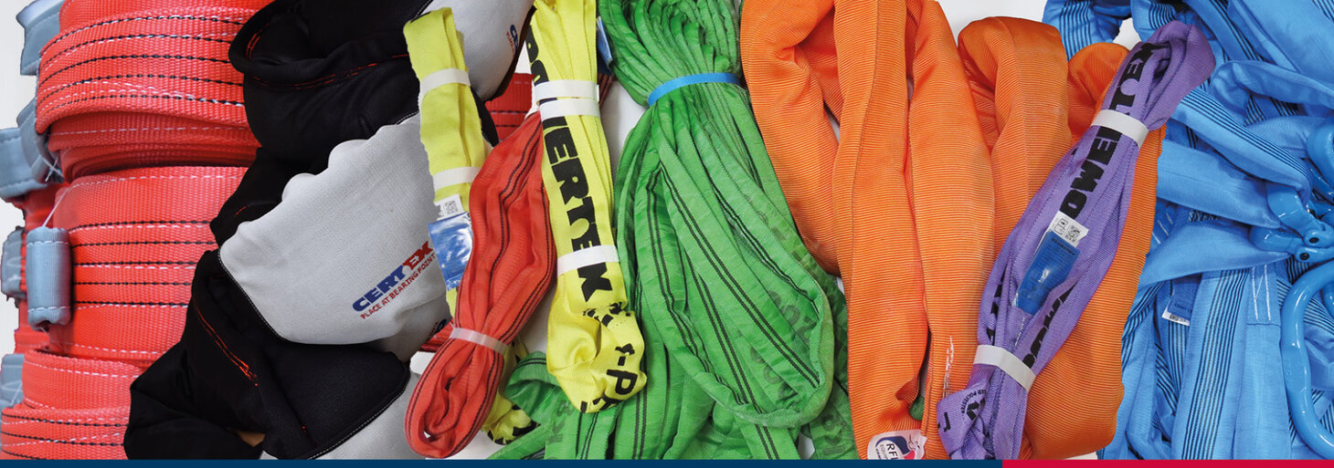Syntetiske løfteslings | © CERTEX Danmark A/S Syntetiske løfteslings | © CERTEX Danmark A/S