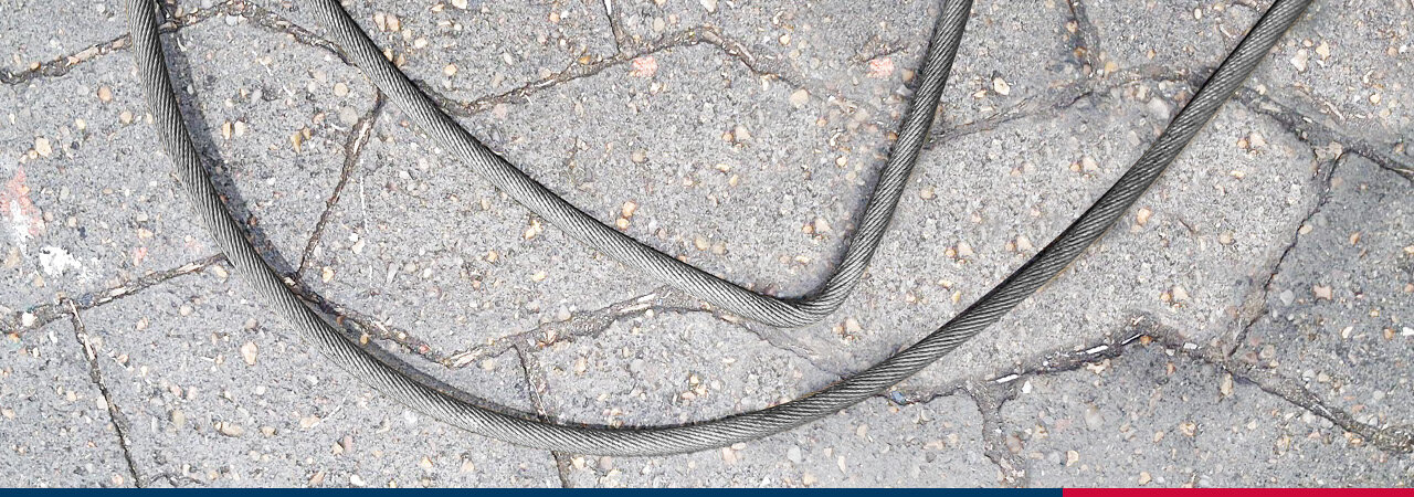 Maintenance of steel wire rope | © CERTEX Danmark A/S Maintenance of steel wire rope | © CERTEX Danmark A/S