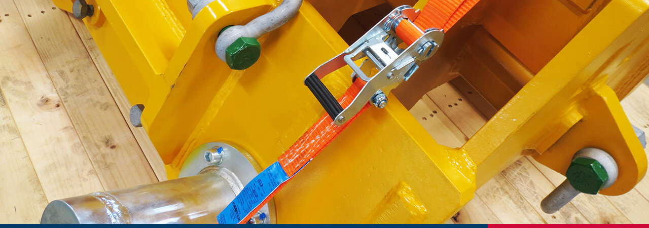 CERTEX web lashing on product | © CERTEX Danmark A/S CERTEX web lashing on product | © CERTEX Danmark A/S