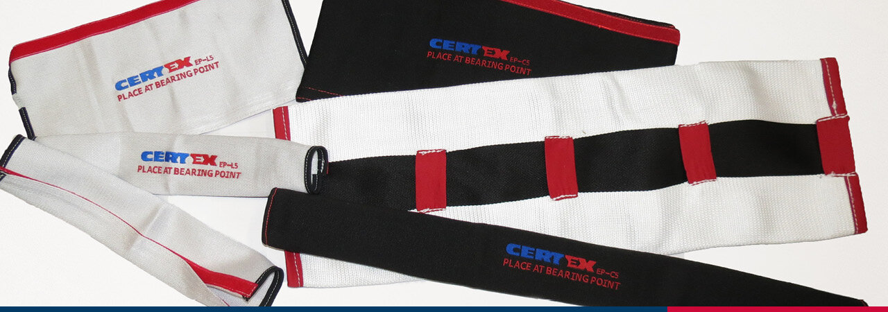Edge protection for textile lifting slings Edge protection for textile lifting slings