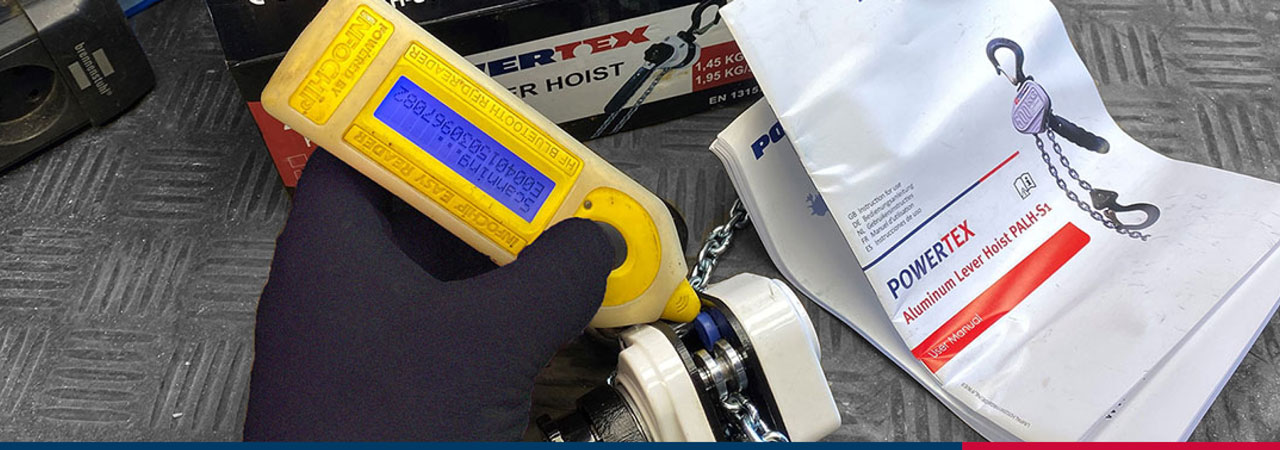 RFID skanne | © CERTEX Danmark A/S RFID skanne af produkt | © CERTEX Danmark A/S