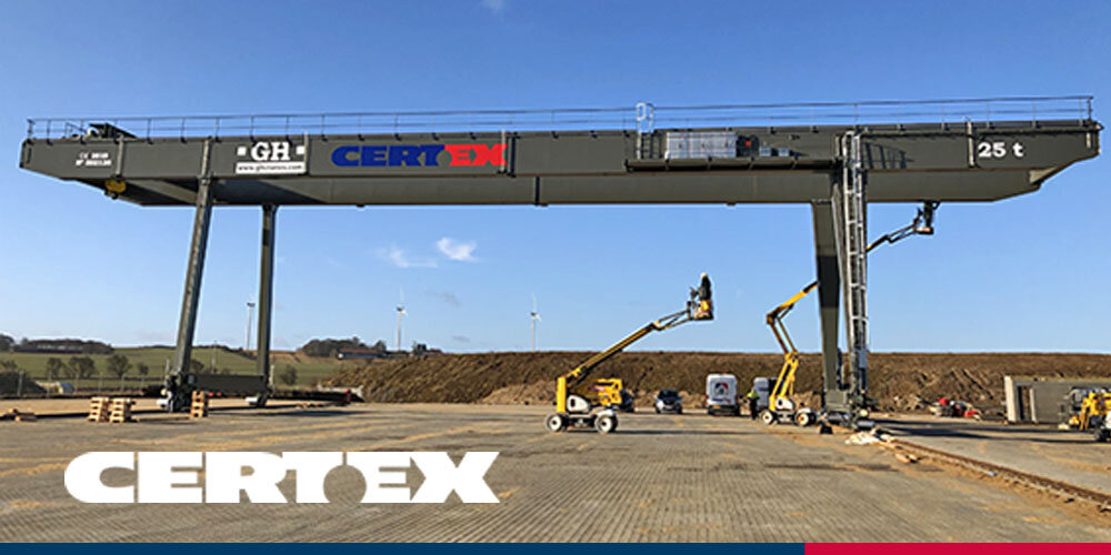 Gantry Crane at an impressive 50 meters | © CERTEX Danmark A/S