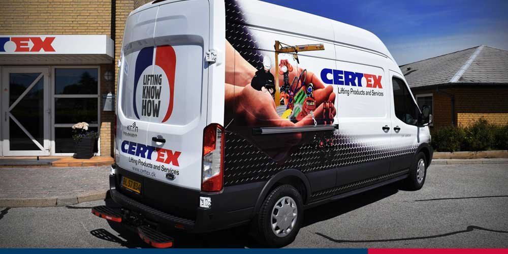 CERTEX Danmark Service van