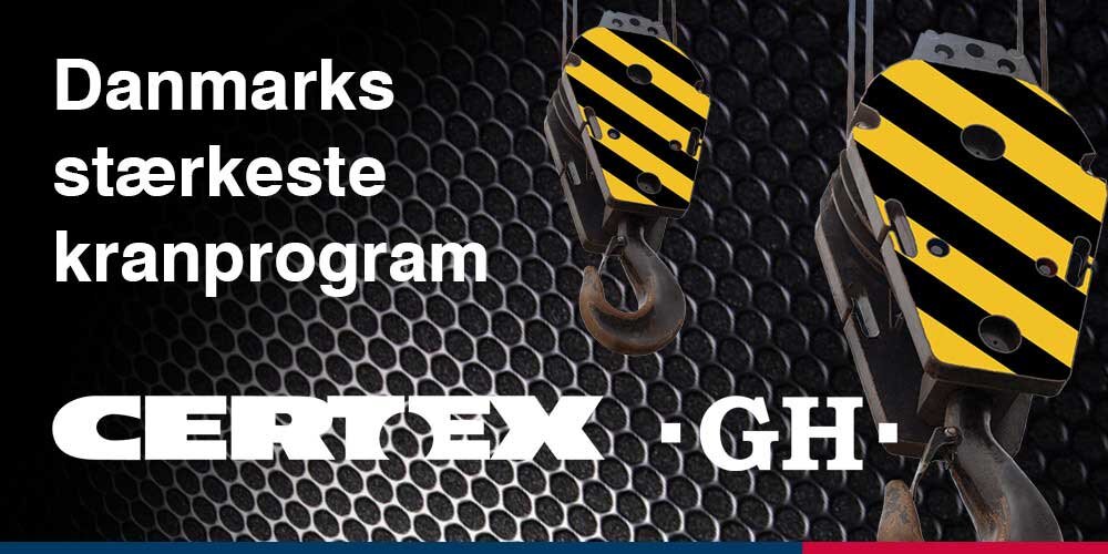 DK's stærkeste kranprogram | © CERTEX Danmark A/S DK's stærkeste kranprogram | © CERTEX Danmark A/S