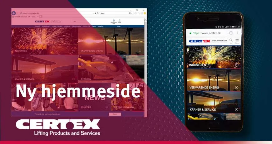 User-friendly website | CERTEX Denmark