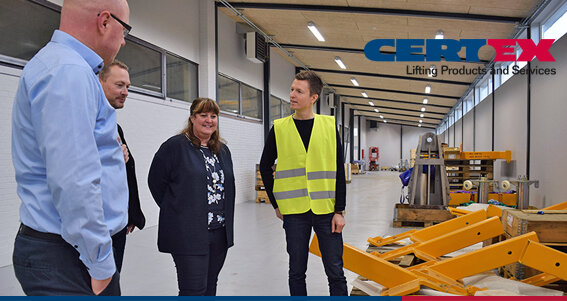© CERTEX Danmark A/S Visit by a member of the Danish parliament | © CERTEX Danmark A/S