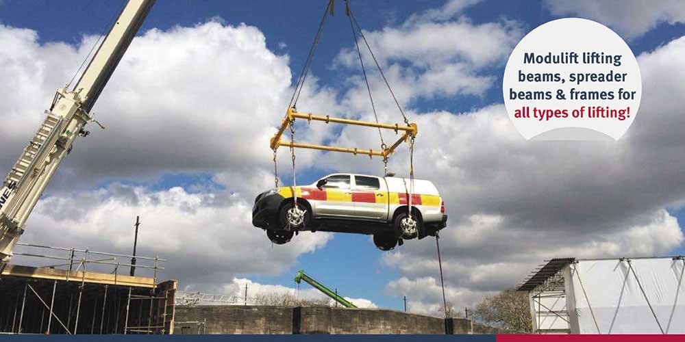 Modulift lifting beam and spreader beam supplied by CERTEX Danmark | © CERTEX Danmark A/S