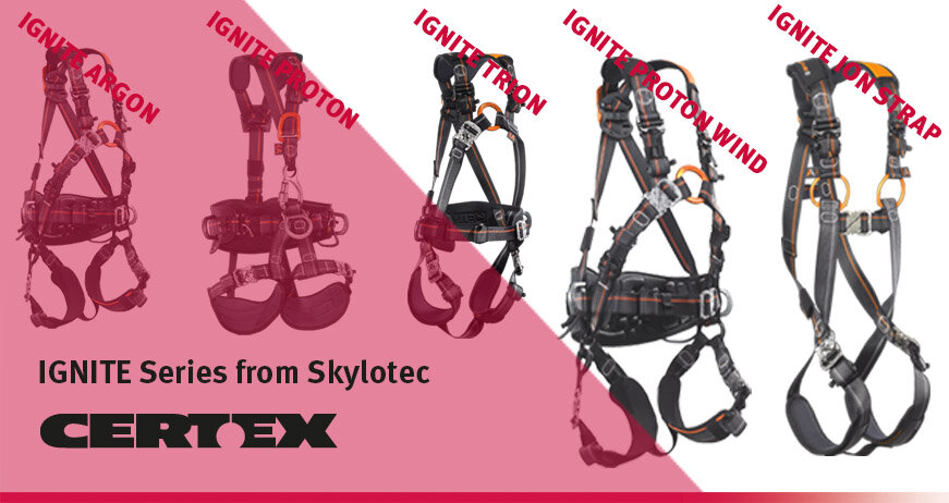 Ignite Fall Arrest Harnesses | © CERTEX Danmark A/S Ignite Fall Arrest Harnesses from CERTEX | © CERTEX Danmark A/S