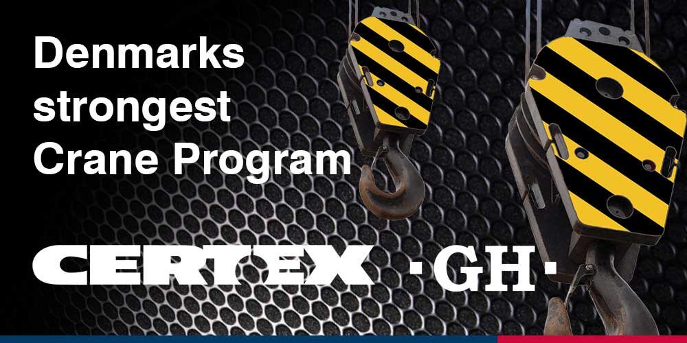 Denmarks strongest crane program | © CERTEX Danmark A/S