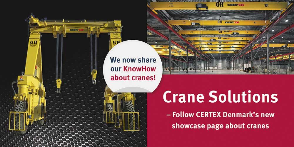 Crane Solutions showcase page | © CERTEX Danmark A/S