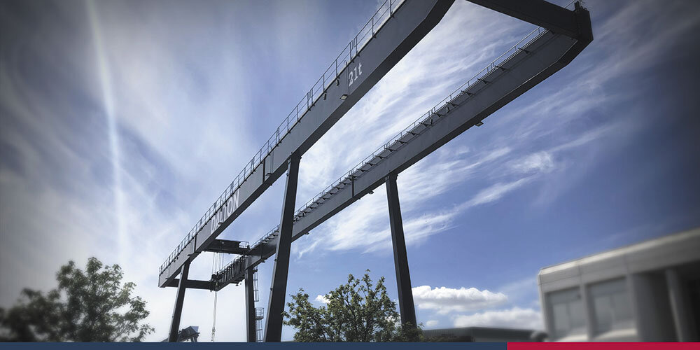 Portal crane for CRH Concrete from CERTEX- GH | © CERTEX Danmark A/S Portal crane for CRH Concrete | © CERTEX Danmark A/S