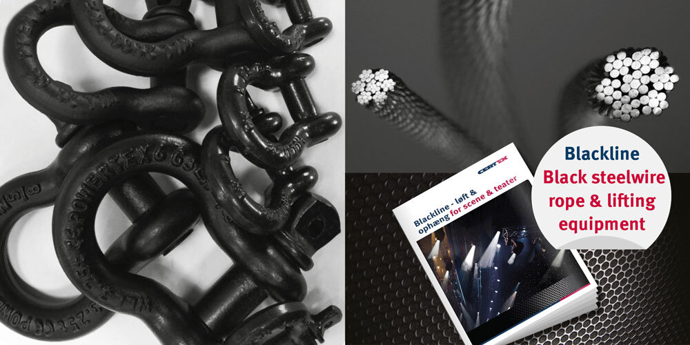 Blackline - black steel wire rope and lifting equipment | © CERTEX Danmark A/S