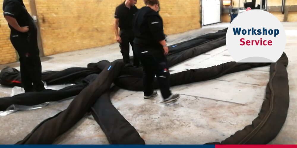 Heavy-lift sling repair | © CERTEX DAnmark A/S Heavy-lift sling repair | © CERTEX DAnmark A/S