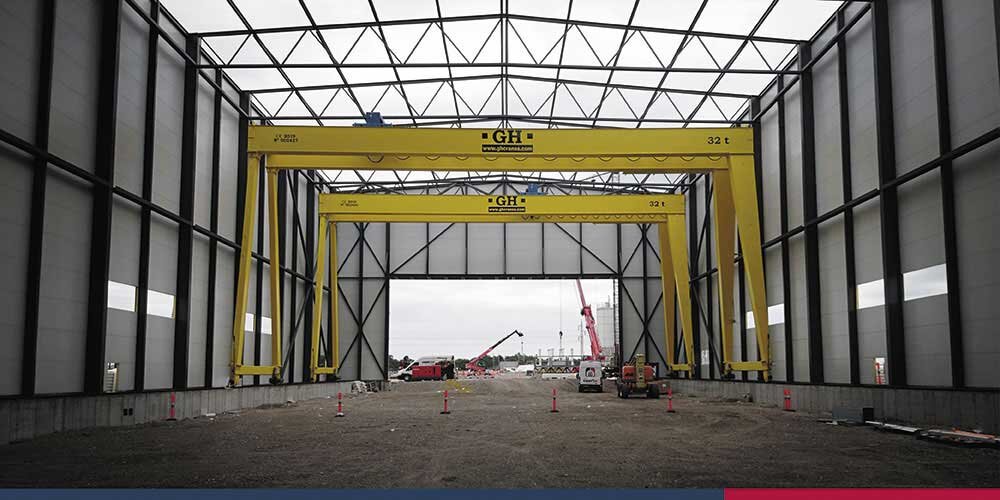 32T cranes for the Storstroem Bridge project | © CERTEX Danmark A/S