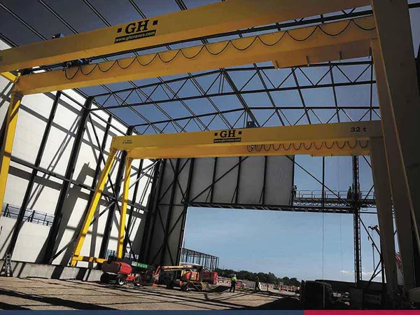32-ton Gantry Cranes for the Storstroems project | © CERTEX Danmark A/S