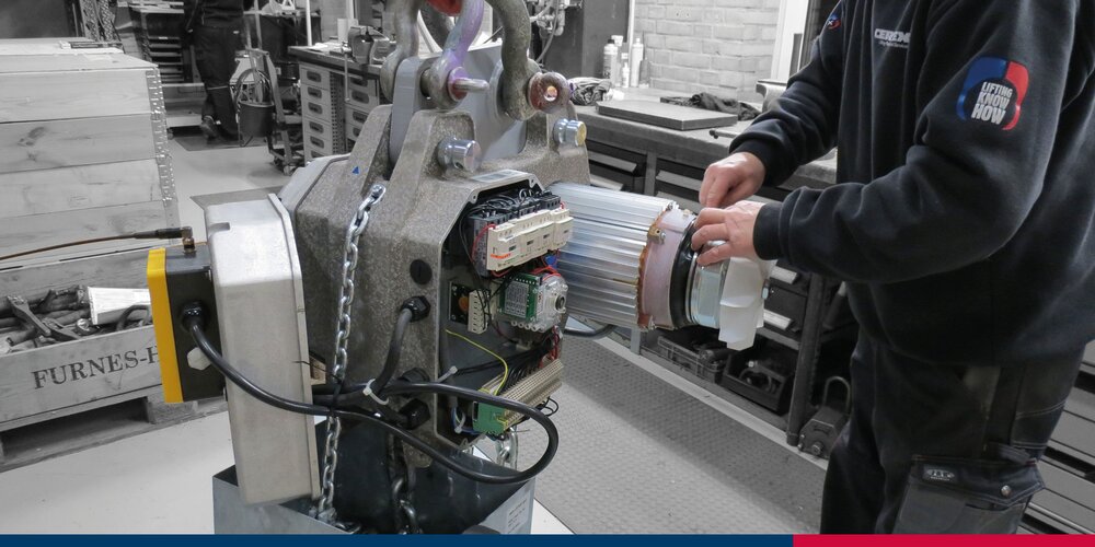Liftket Chain Hoist repair | © CERTEX Danmark A/S Liftket Chain Hoist repair at CERTEX Danmark | © CERTEX Danmark A/S