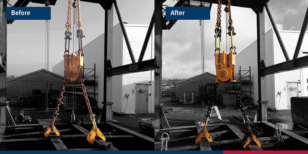 Refurbishment of centralizer Chain Blocks | © CERTEX Danmark A/S