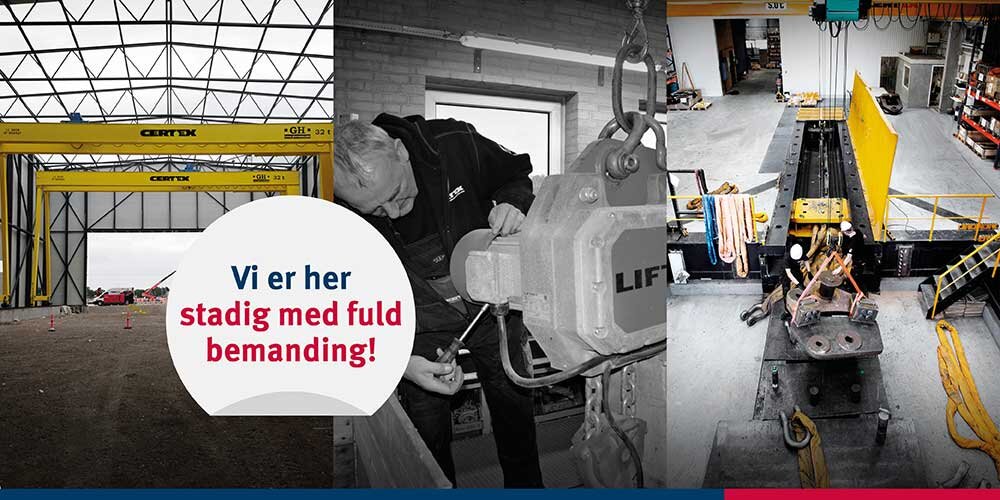 CERTEX Danmark er her stadig med fuld bemanding.