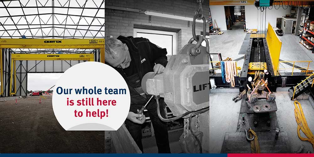 We are still here | © CERTEX Danmark A/S Our whole team is still at work | © CERTEX Danmark A/S