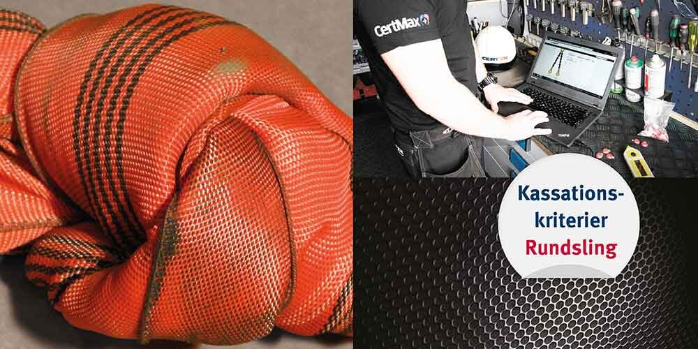 Kassation rundsling | © CERTEX Danmark A/S Hvornår skal et rundsling kasseres? | © CERTEX Danmark A/S