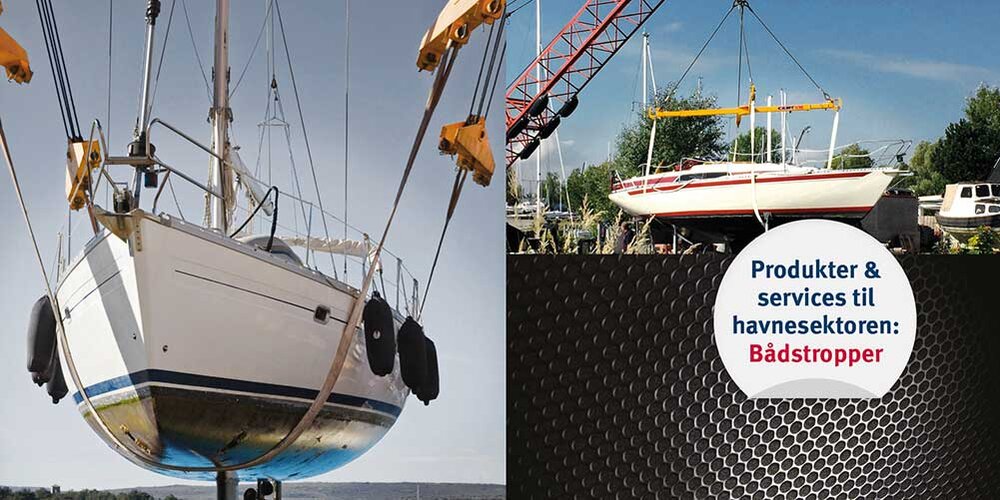 Bådstropper | © CERTEX Danmark A/S Bådstropper til løft af lystbåde | © CERTEX Danmark A/S