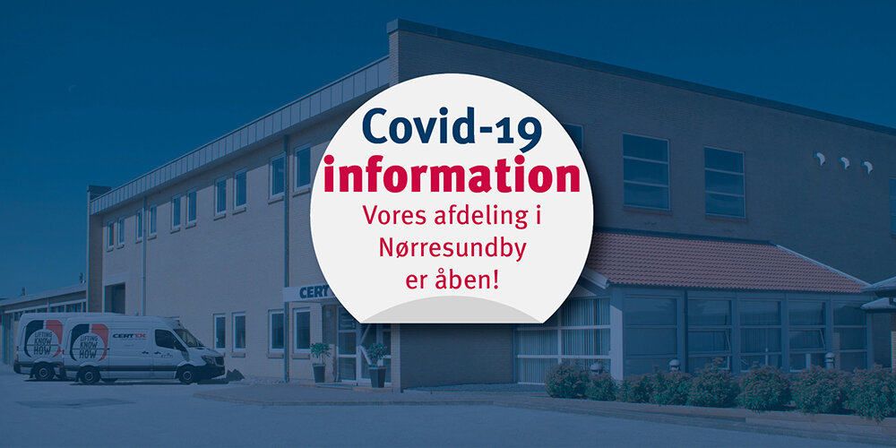 Covid-19 information Nordjylland | © CERTEX Danmark A/S