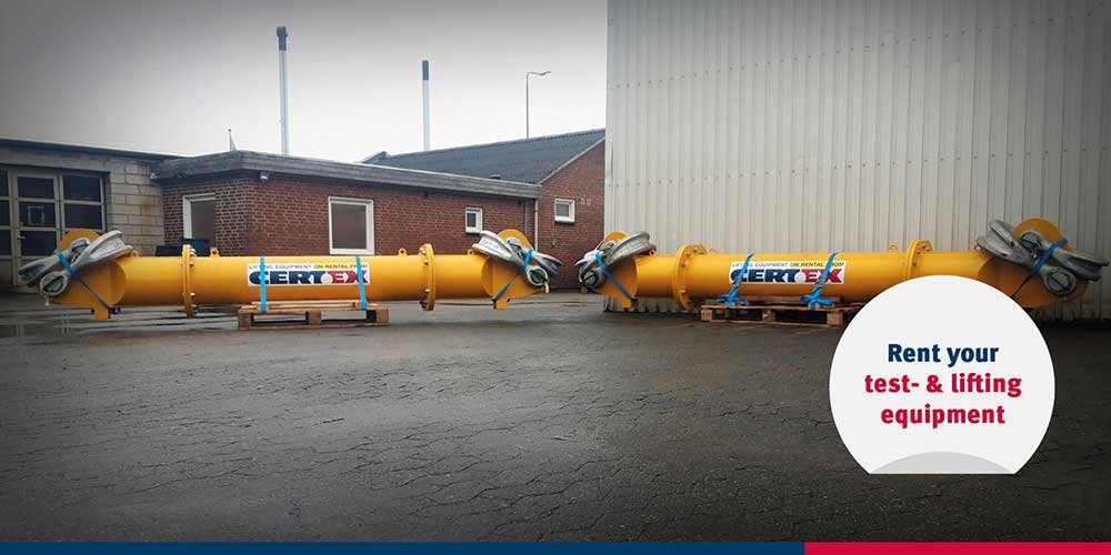Rent your spreader beam from us | © CERTEX Danmark A/S Rent your spreader beam from us | © CERTEX Danmark A/S