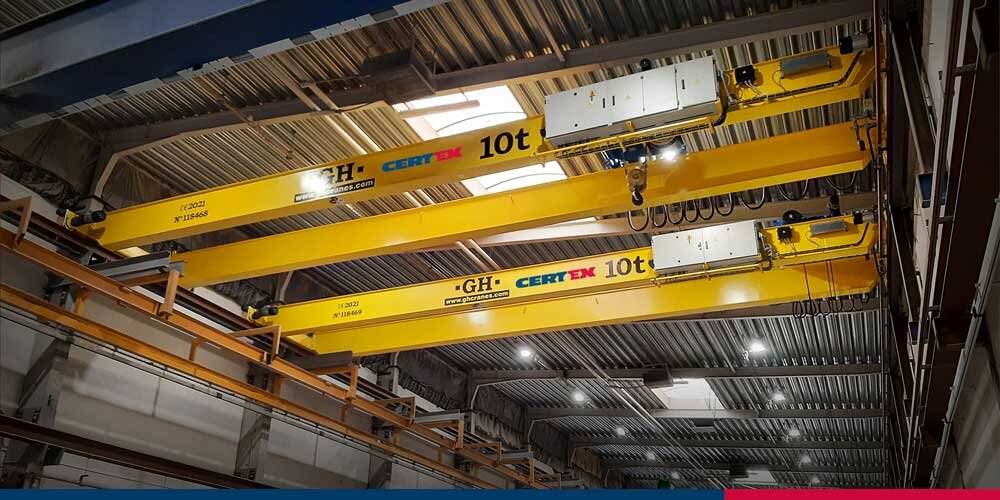 Double girder crane | © CERTEX Danmark A/S Double girder overhead crane | © CERTEX Danmark A/S