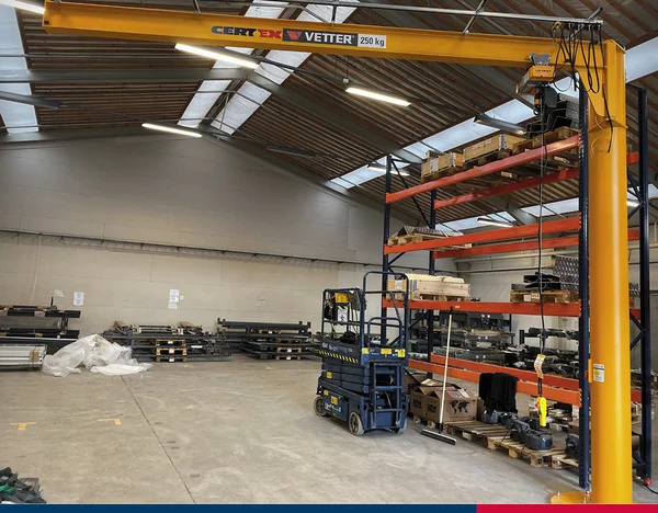 VETTER Jib Crane for Signode | © CERTEX Danmark A/S