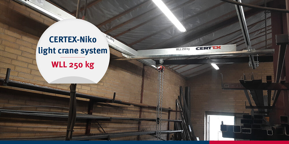 © CERTEX Danmark A/S Light crane system for Vognsmeden | © CERTEX Danmark A/S