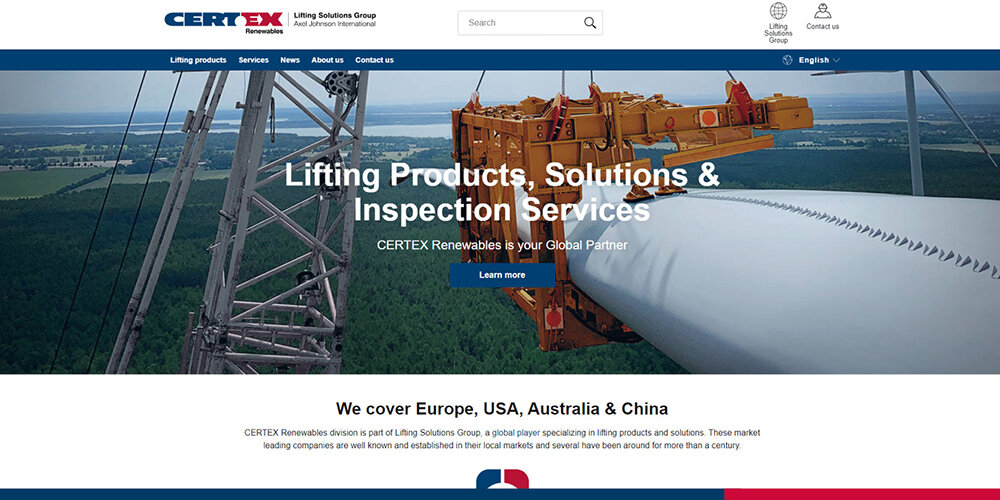 CERTEX Renewables launches new website