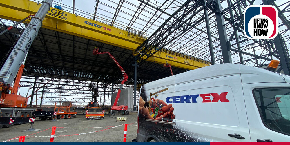 The first two type 4 overhead cranes for Fehmarn The first two type 4 overhead cranes for Fehmarn