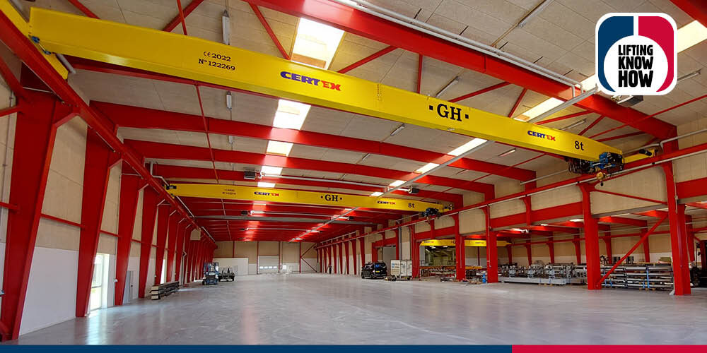 © CERTEX Danmark A/S Kallesoe Machinery chooses CERTEX-GH cranes in their new production halls | © CERTEX Danmark A/S