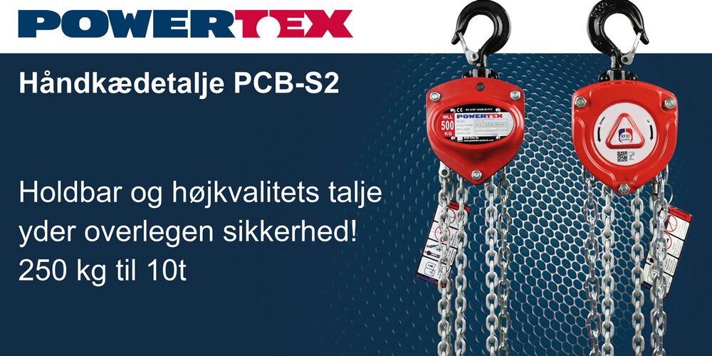 POWERTEX PCB-S2: Håndkædetalje af høj kvalitet!